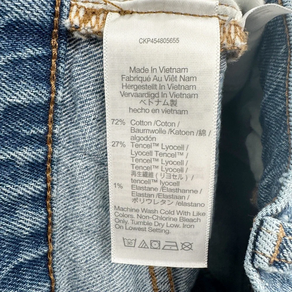 Madewell The Perfect Jean Short in Snyder Wash: TENCEL™‎ Denim Edition Size 27